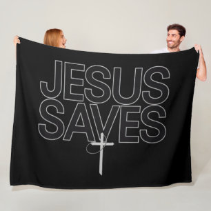 Christliches Geschenk Jesus Glaube Bibelvers Fleecedecke
