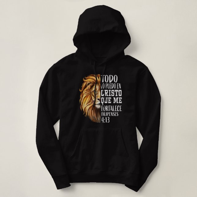 Christliches Geschenk Männer Spanische Fantasien 4 Hoodie (Design vorne)