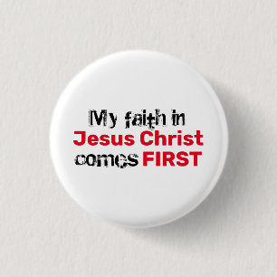 Christliches GLAUBEN IN JESUS Inspiration Button
