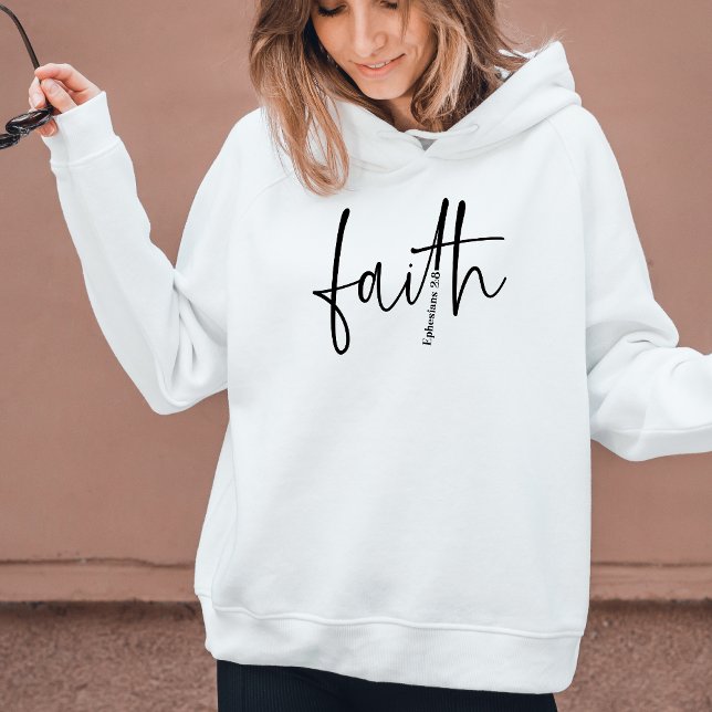 Christliches Glaubensbibliothekskreuz Hoodie (Von Creator hochgeladen)