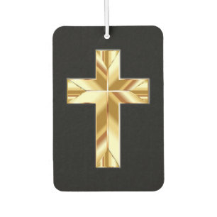 Christliches Goldkreuz Autolufterfrischer