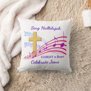 Christliches HALLELUJA CHRISTUS IST AUFERSTANDEN O Kissen