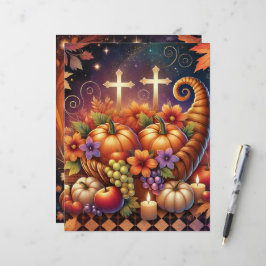 Christliches Halloween Cornucopia Scrapbook