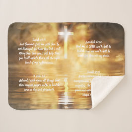 Christliches Heilgebet Shawl Lap Blanket Sherpadecke