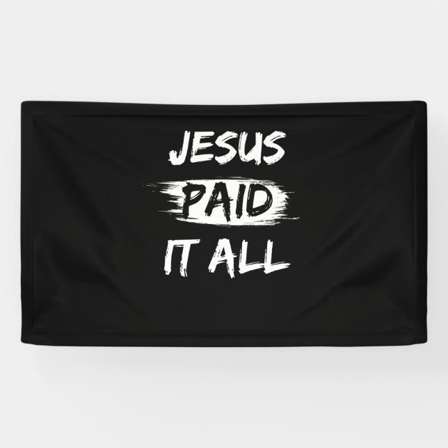 Christliches Heilsangebot Verzicht Banner (Horizontal)