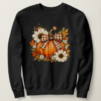 Christliches Herbst-Kürbis-T-Shirt, Ich werde Ihn  Sweatshirt