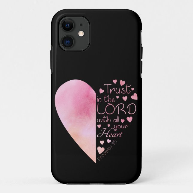 Christliches Herzvertrauen der Frauen dem Herrn Case-Mate iPhone Hülle (Rückseite)