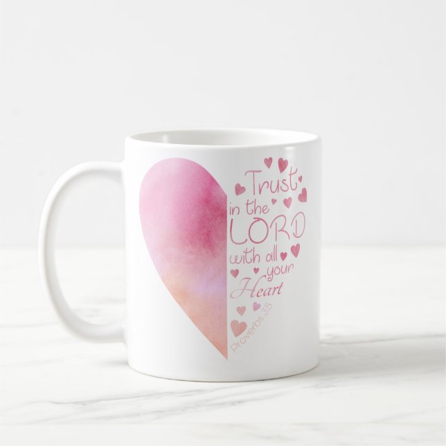 Christliches Herzvertrauen der Frauen dem Herrn Kaffeetasse (Links)