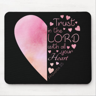 Christliches Herzvertrauen der Frauen dem Herrn Mousepad