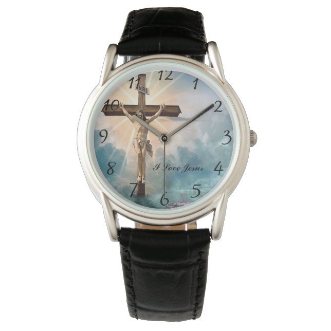 Christliches Jesus-Gebet Armbanduhr (Vorderseite)