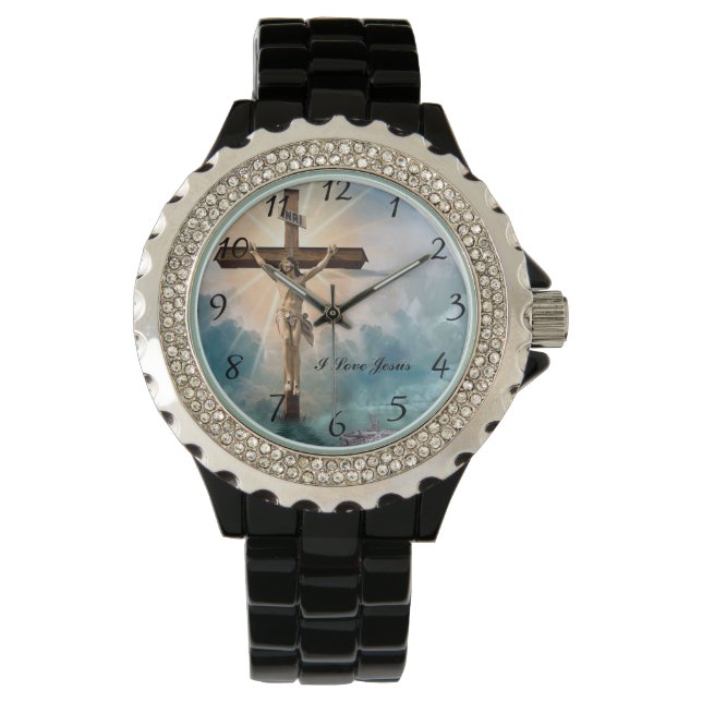 Christliches Jesus-Gebet Armbanduhr (Vorderseite)