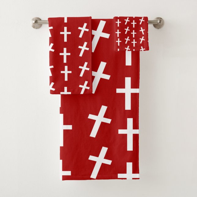 Christliches Jesus-Kreuz Badhandtuch Set (Insitu)