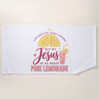 Christliches Jesus-Limonade-Strandtuch für Frauen Strandtuch
