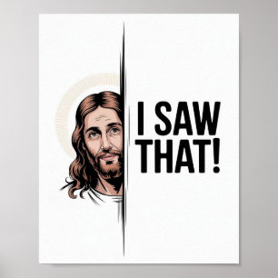 Christliches Jesus-Meme   Humorvoller Jesus, ich h Poster