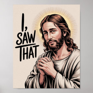 Christliches Jesus-Meme Humorvoller Jesus, ich h Poster