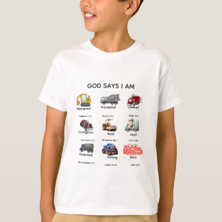 Christliches Kinder-T-Shirt für Bau-LKW-Fans T-Shirt