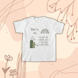 Christliches Kindergebet Olive Green   T-Shirt