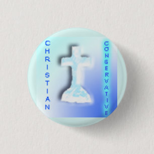 Christliches konservatives Party Button