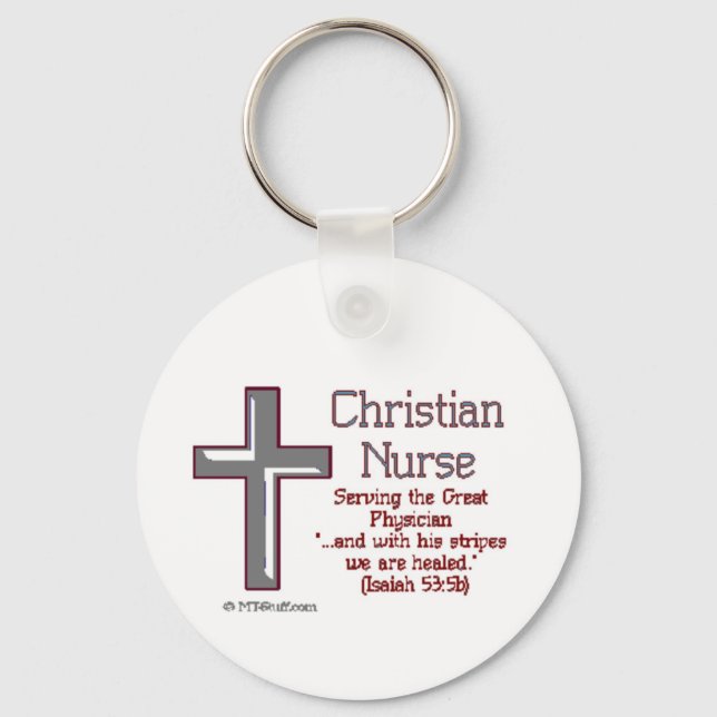 Christliches Krankenkreuz2 Schlüsselanhänger (Vorderseite)