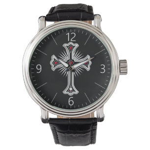 Christliches Kreuz Armbanduhr