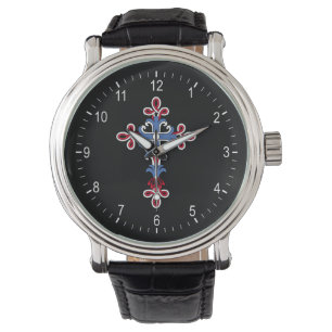 Christliches Kreuz Armbanduhr