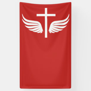 Christliches Kreuz Banner