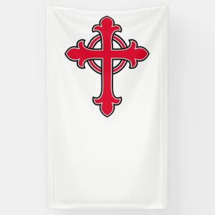 Christliches Kreuz Banner