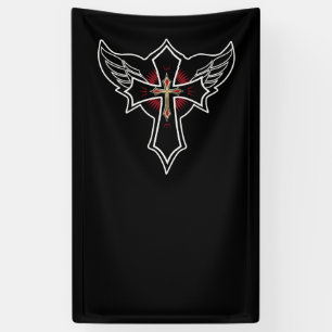 Christliches Kreuz Banner