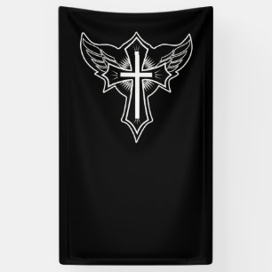 Christliches Kreuz Banner