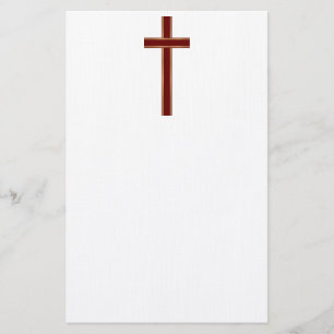 Christliches Kreuz Briefpapier