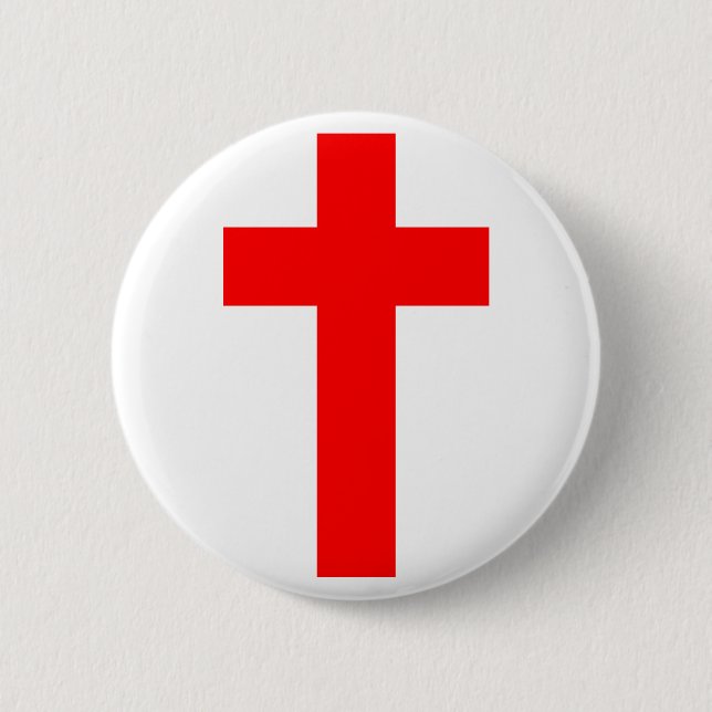 Christliches Kreuz Button (Vorderseite)