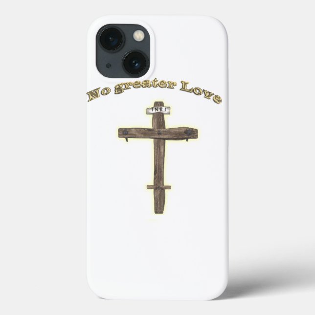 Christliches Kreuz Case-Mate iPhone Hülle (Rückseite)
