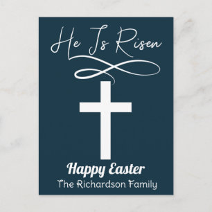 christliches Kreuz Feiertagspostkarte