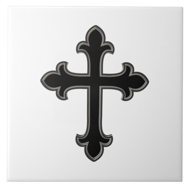 Christliches Kreuz Fliese (Vorderseite)