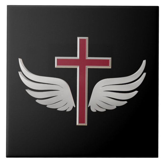 Christliches Kreuz Fliese (Vorderseite)