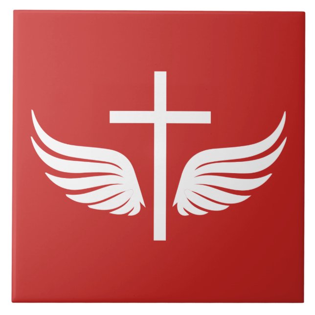 Christliches Kreuz Fliese (Vorderseite)