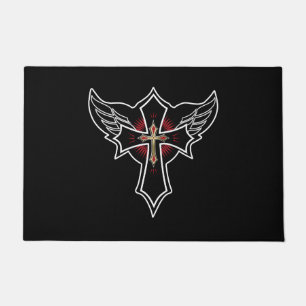 Christliches Kreuz Fußmatte