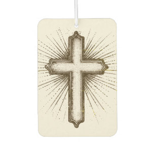 Christliches Kreuz Gebet zum Schutz des Glaubens Autolufterfrischer