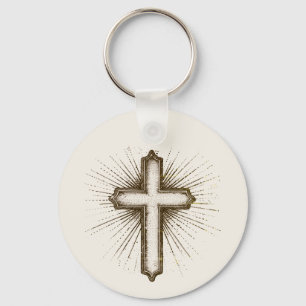 Christliches Kreuz Gebet zum Schutz des Glaubens Schlüsselanhänger