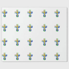 Christliches Kreuz Geschenkpapier