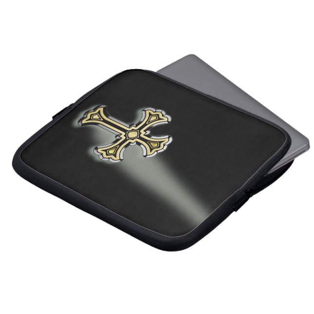 Christliches Kreuz Laptopschutzhülle (Vorne Oben)