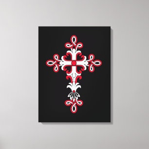 Christliches Kreuz Leinwanddruck