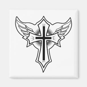 Christliches Kreuz Magnet