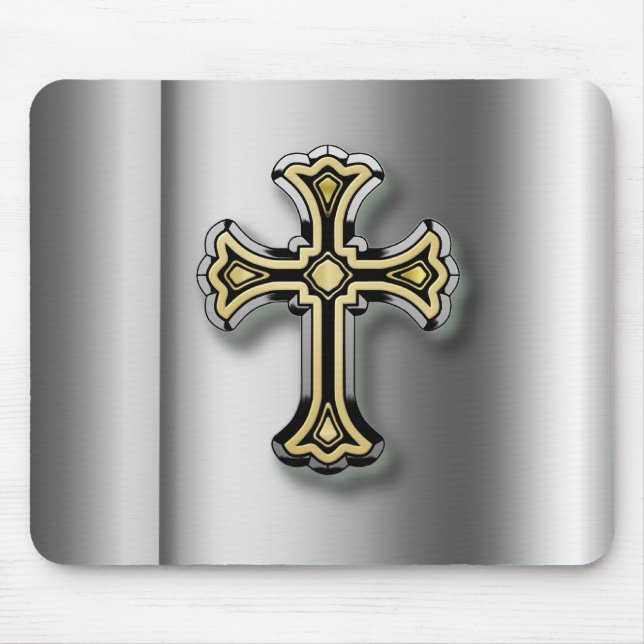 Christliches Kreuz Mousepad (Vorne)
