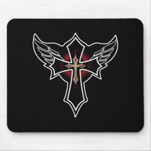Christliches Kreuz Mousepad