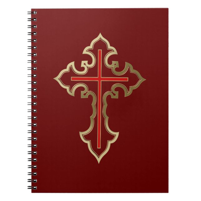 Christliches Kreuz Notizblock (Vorderseite)