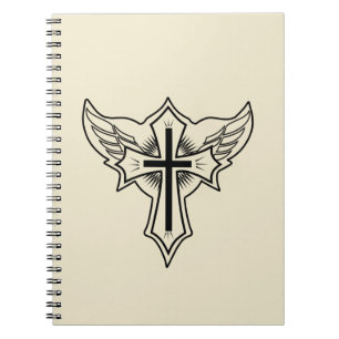 Christliches Kreuz Notizblock