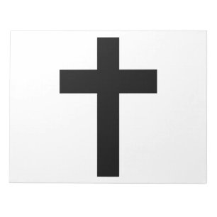 Christliches Kreuz Notizblock