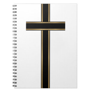 Christliches Kreuz Notizblock