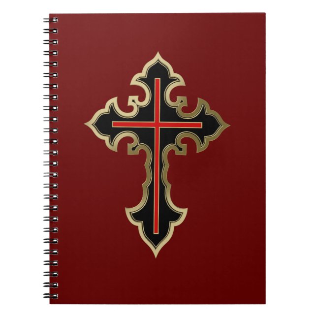 Christliches Kreuz Notizblock (Vorderseite)